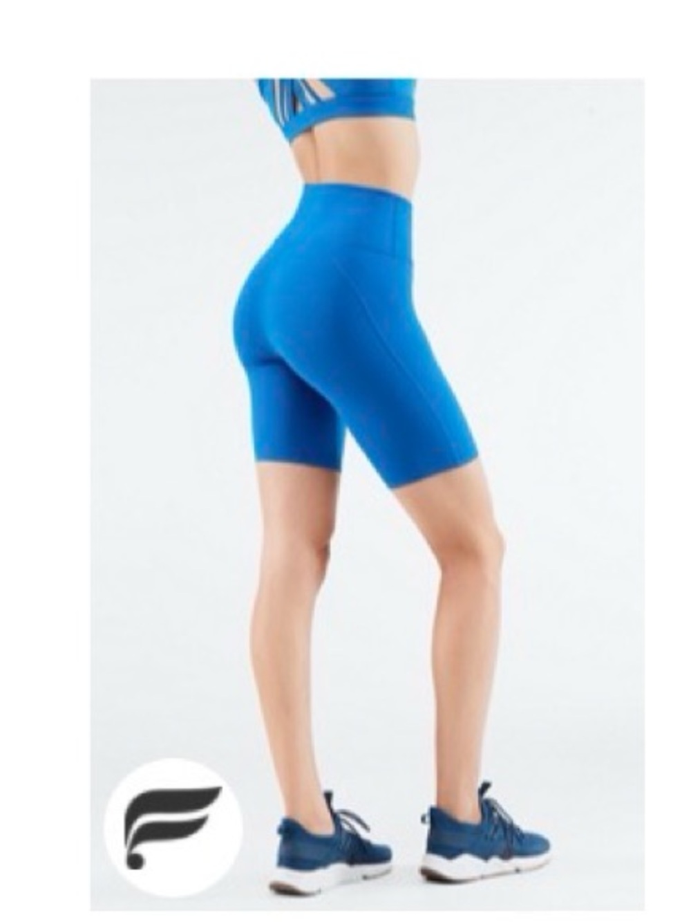 Fabletics Electric Blue Bike Shorts